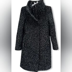 Club Monaco Black and White Tweed Teddy Jacket